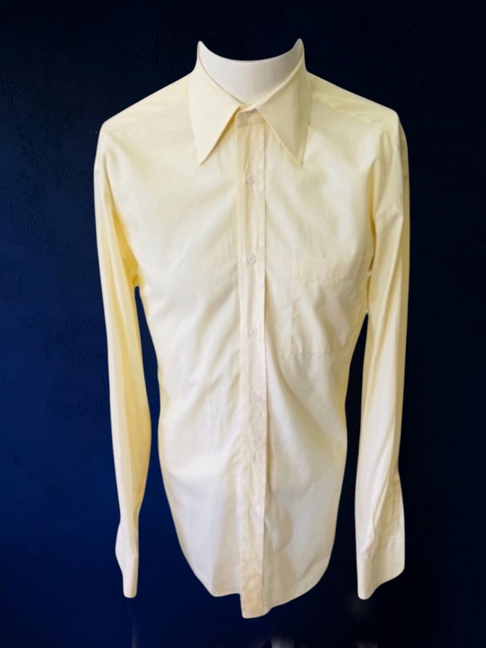 GUCCI Men's Yellow Cotton Dress Shirt
Size 39 15.5 ITALY